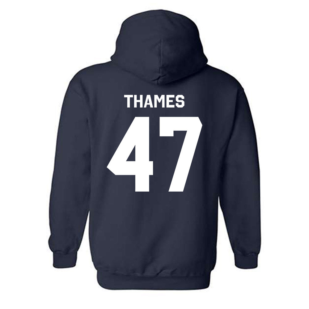 Rice - NCAA Football : Ty Thames - Classic Shersey Hooded Sweatshirt-1
