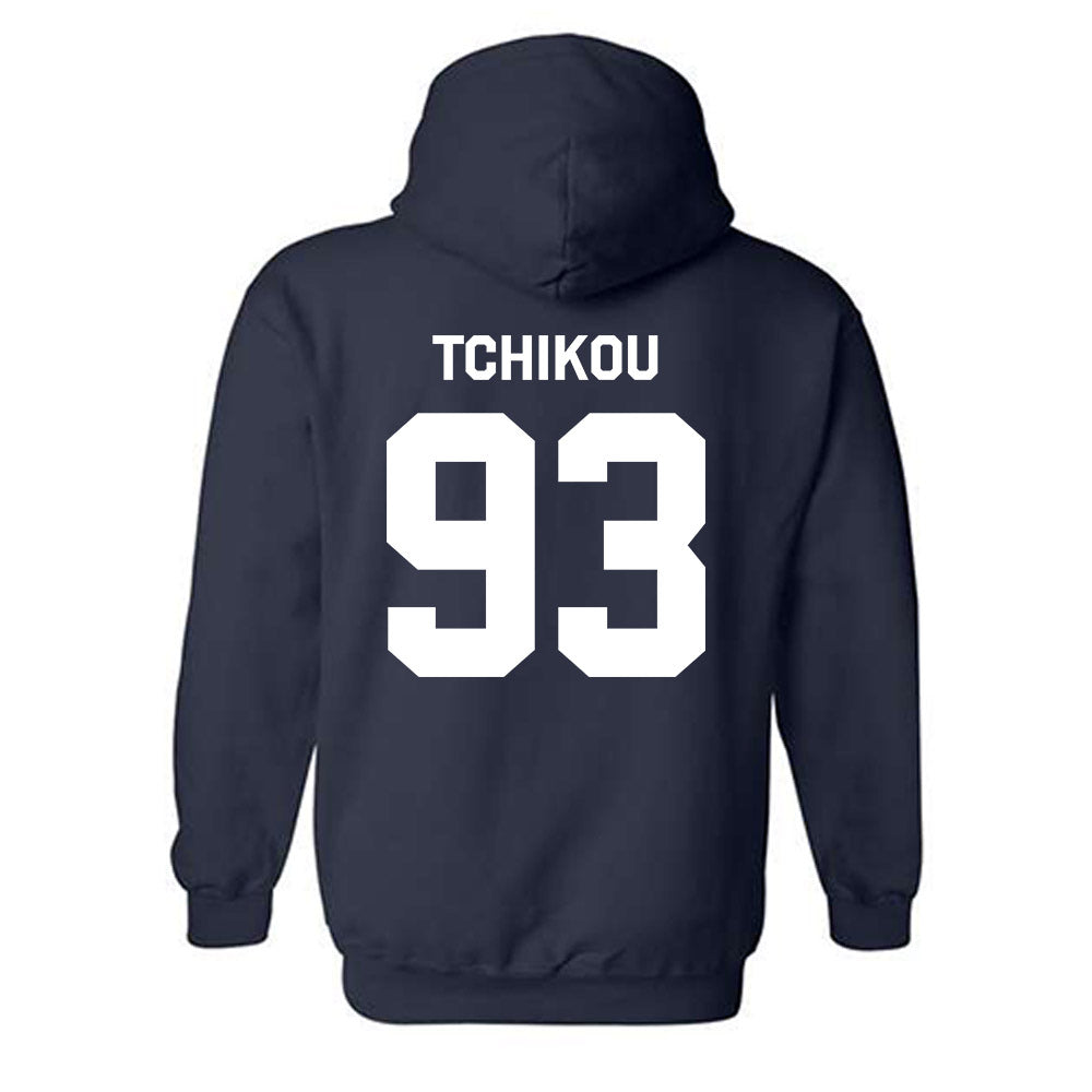Rice - NCAA Football : Quincy Tchikou - Classic Shersey Hooded Sweatshirt-3