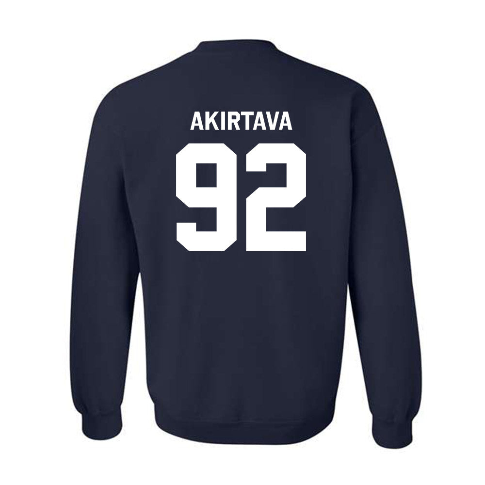 Rice - NCAA Football : Luca Akirtava - Classic Shersey Crewneck Sweatshirt-1