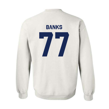 Rice - NCAA Football : Brant Banks - Classic Shersey Crewneck Sweatshirt-1