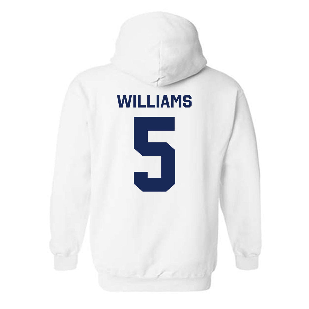 Rice - NCAA Men's Basketball : Jordan Williams - Classic Shersey Hooded Sweatshirt-1