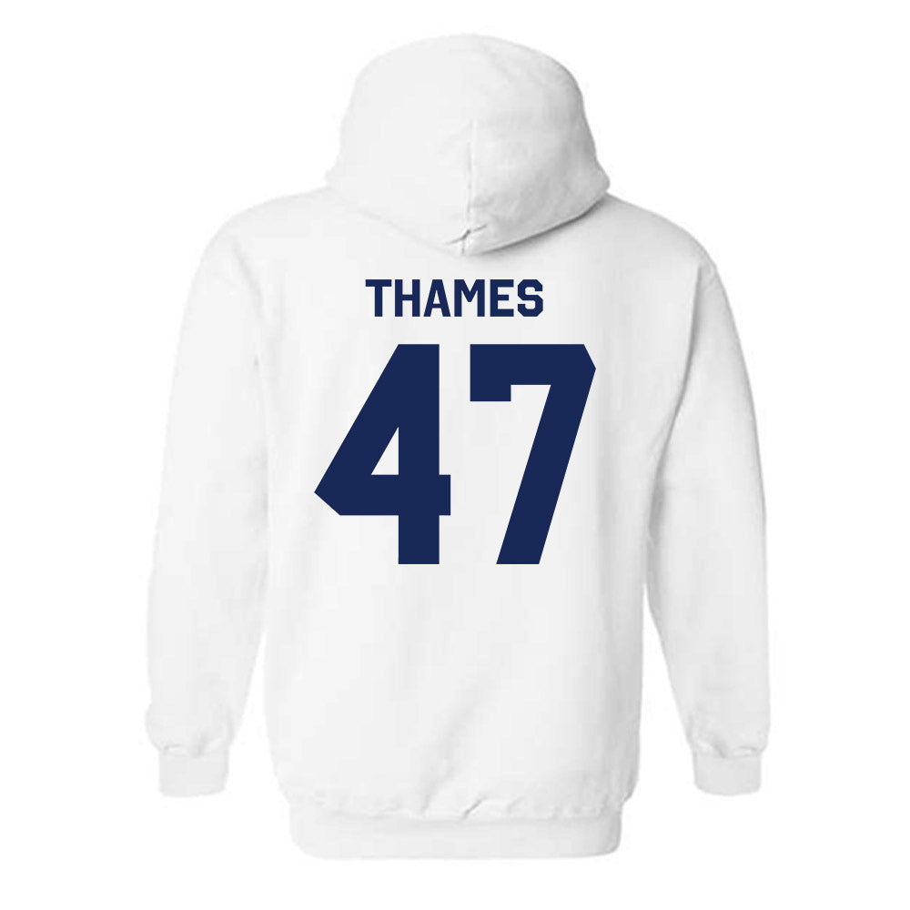 Rice - NCAA Football : Ty Thames - Classic Shersey Hooded Sweatshirt-1