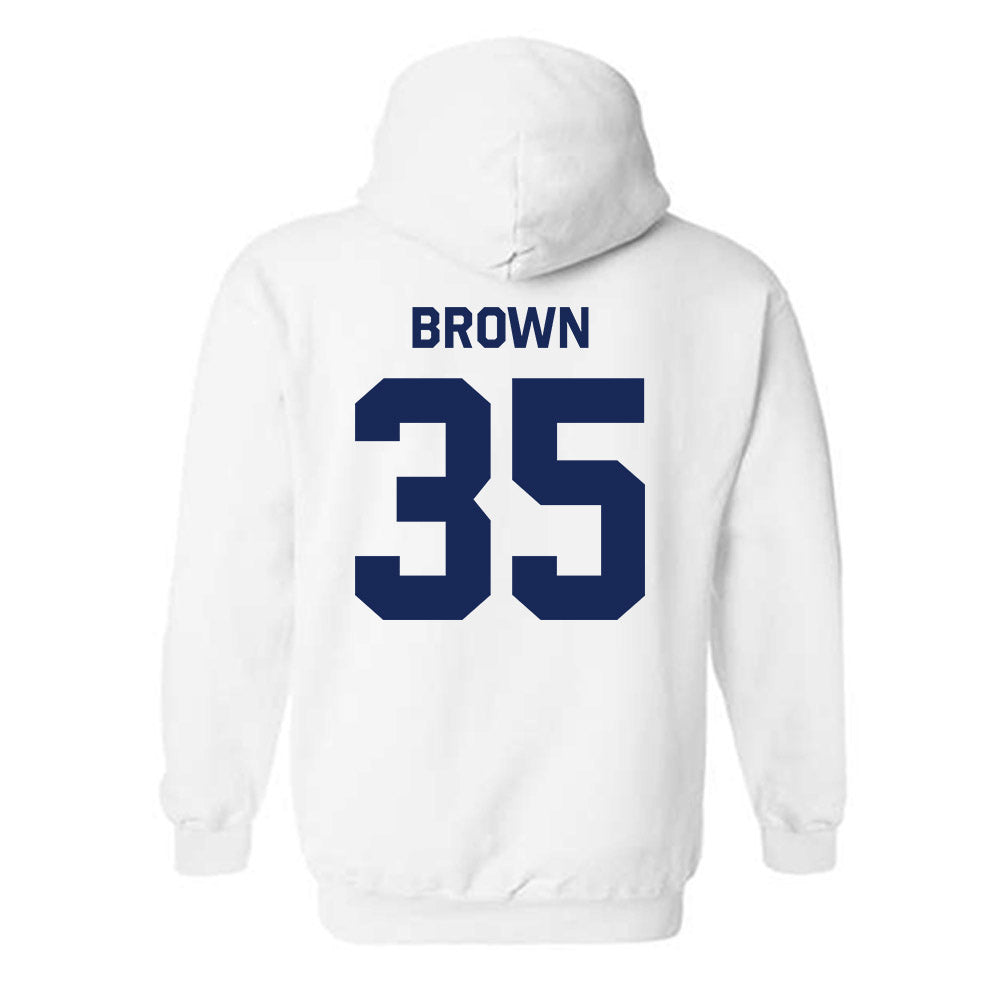 Rice - NCAA Football : Elijah Brown - Classic Shersey Hooded Sweatshirt-2