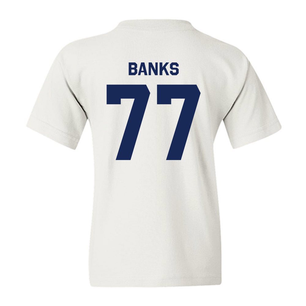 Rice - NCAA Football : Brant Banks - Classic Shersey Youth T-Shirt-1