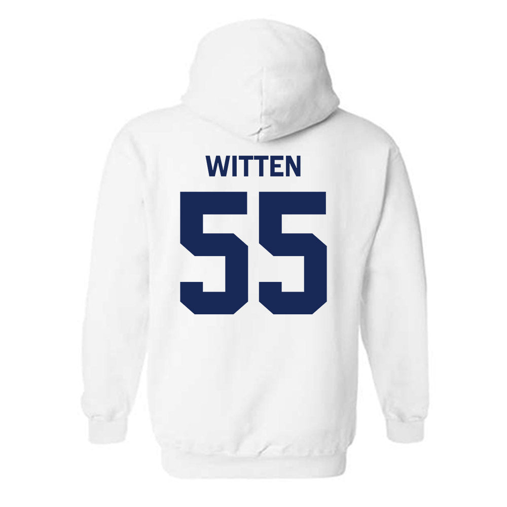 Rice - NCAA Football : CJ Witten - Classic Shersey Hooded Sweatshirt-2