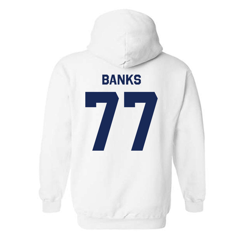 Rice - NCAA Football : Brant Banks - Classic Shersey Hooded Sweatshirt-1