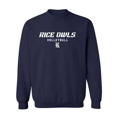 Rice - NCAA Women's Volleyball : Ellie Schneider - Classic Shersey Crewneck Sweatshirt-1