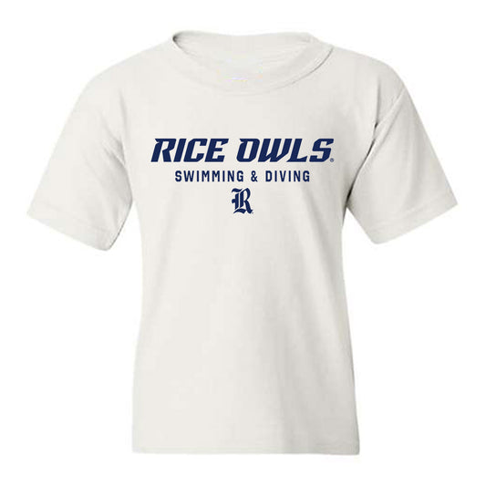 Rice - NCAA Women's Swimming & Diving : Antonina Harned - Classic Shersey Youth T-Shirt-0