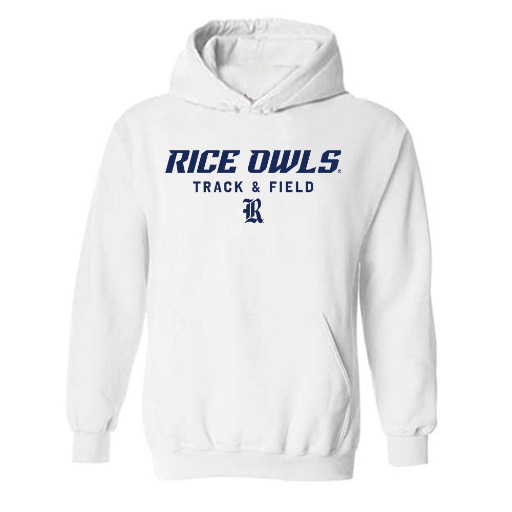Rice - NCAA Men's Track & Field : Mason Biehle - Classic Shersey Hooded Sweatshirt-0