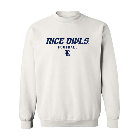 Rice - NCAA Football : Micah Barnett - Classic Shersey Crewneck Sweatshirt-0