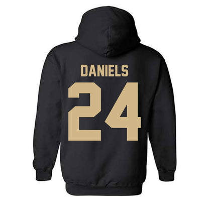 Purdue - NCAA Football : Raderrion Daniels - Classic Shersey Hooded Sweatshirt-3