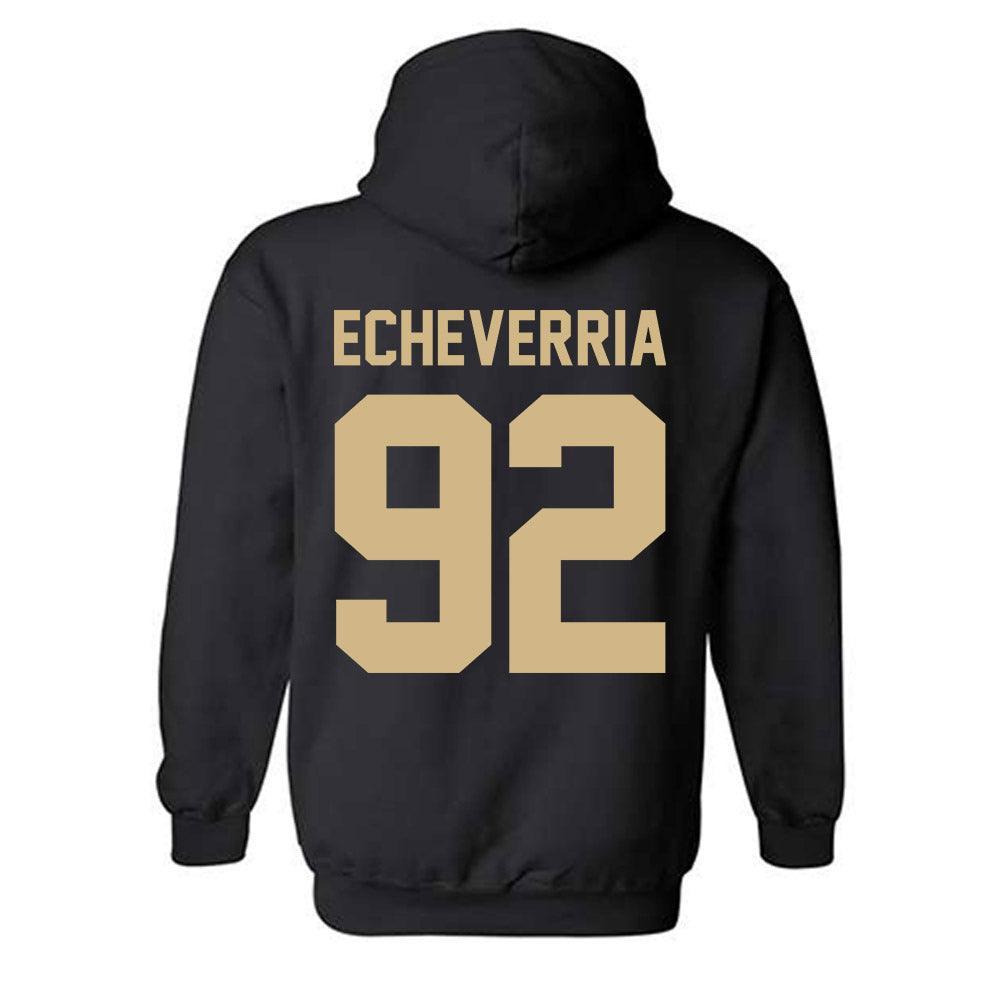 Purdue - NCAA Football : Jacobo Echeverria - Classic Shersey Hooded Sweatshirt-1
