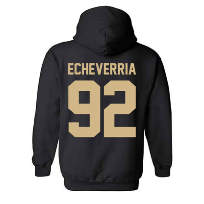 Purdue - NCAA Football : Jacobo Echeverria - Classic Shersey Hooded Sweatshirt-1
