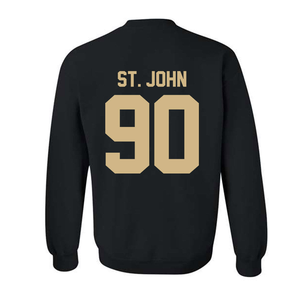 Purdue - NCAA Football : Elijah St. John - Classic Shersey Crewneck Sweatshirt-3