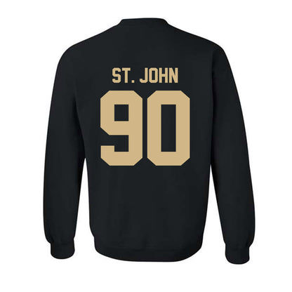 Purdue - NCAA Football : Elijah St. John - Classic Shersey Crewneck Sweatshirt-3