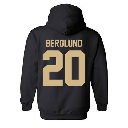 Purdue - NCAA Football : Winston Berglund - Classic Shersey Hooded Sweatshirt-1