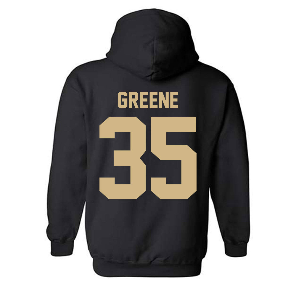 Purdue - NCAA Football : DJ Greene - Classic Shersey Hooded Sweatshirt-1