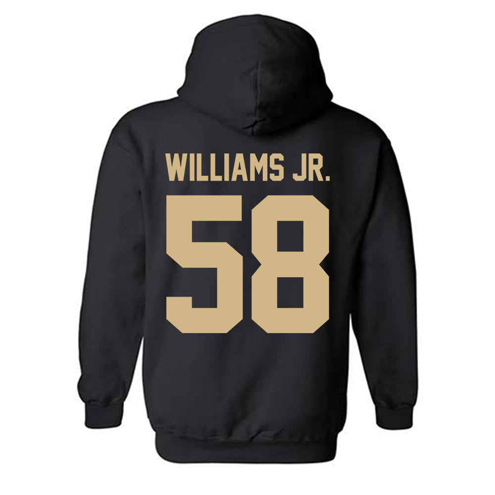 Purdue - NCAA Football : James Williams Jr. - Classic Shersey Hooded Sweatshirt-1