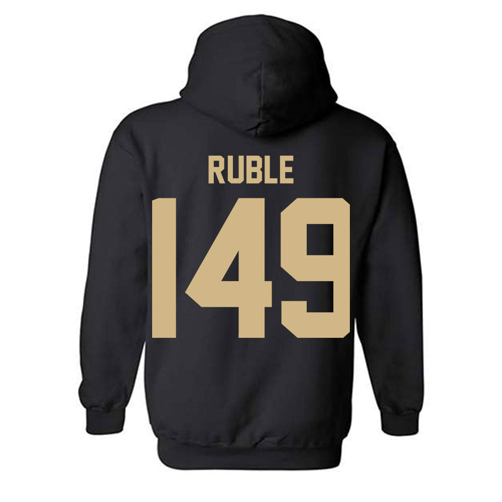 Purdue - NCAA Wrestling : Isaac Ruble - Classic Shersey Hooded Sweatshirt-1