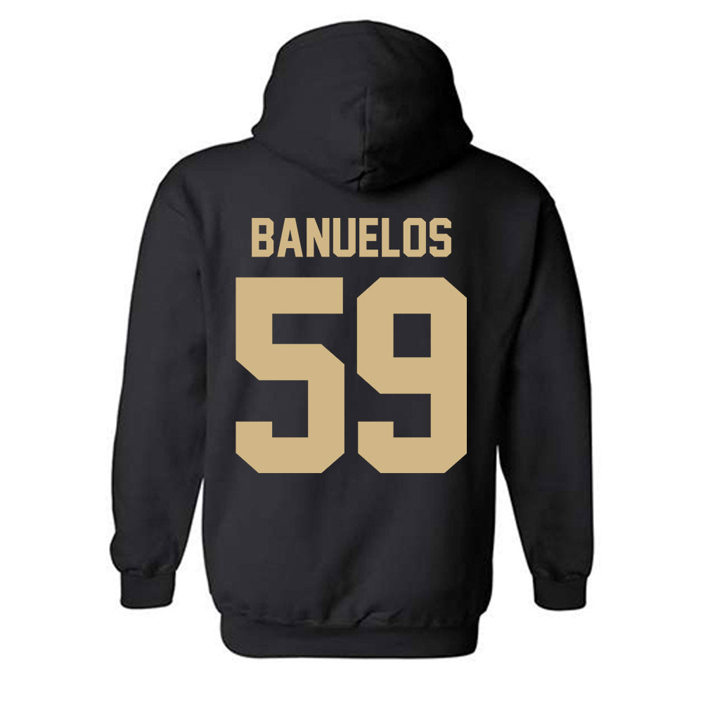 Purdue - NCAA Football : Micah Banuelos - Classic Shersey Hooded Sweatshirt-3