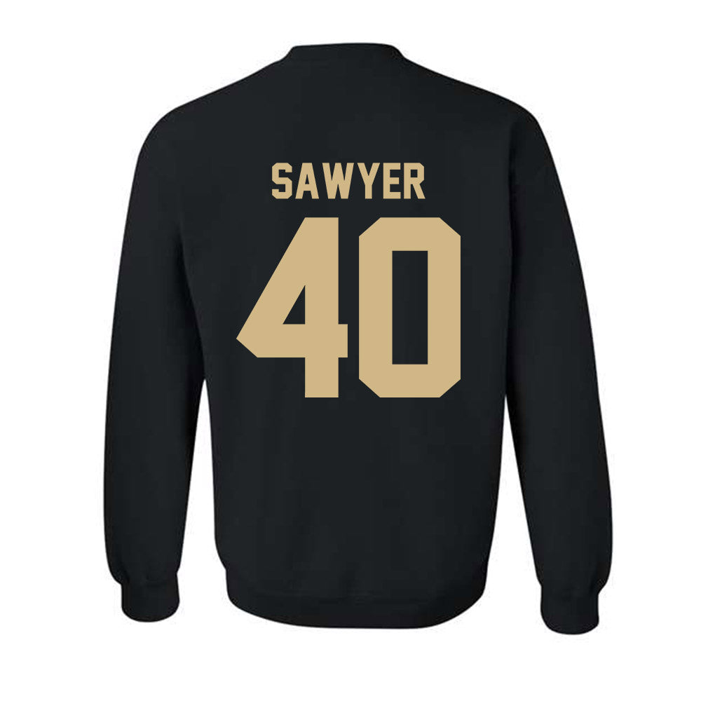 Purdue - NCAA Baseball : Barron Sawyer - Classic Shersey Crewneck Sweatshirt-1