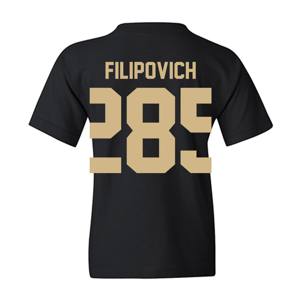Purdue - NCAA Wrestling : Hayden Filipovich - Classic Shersey Youth T-Shirt-1