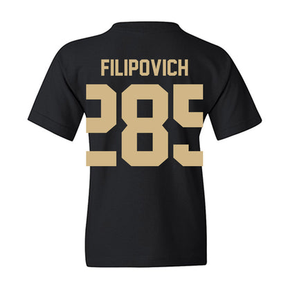 Purdue - NCAA Wrestling : Hayden Filipovich - Classic Shersey Youth T-Shirt-1