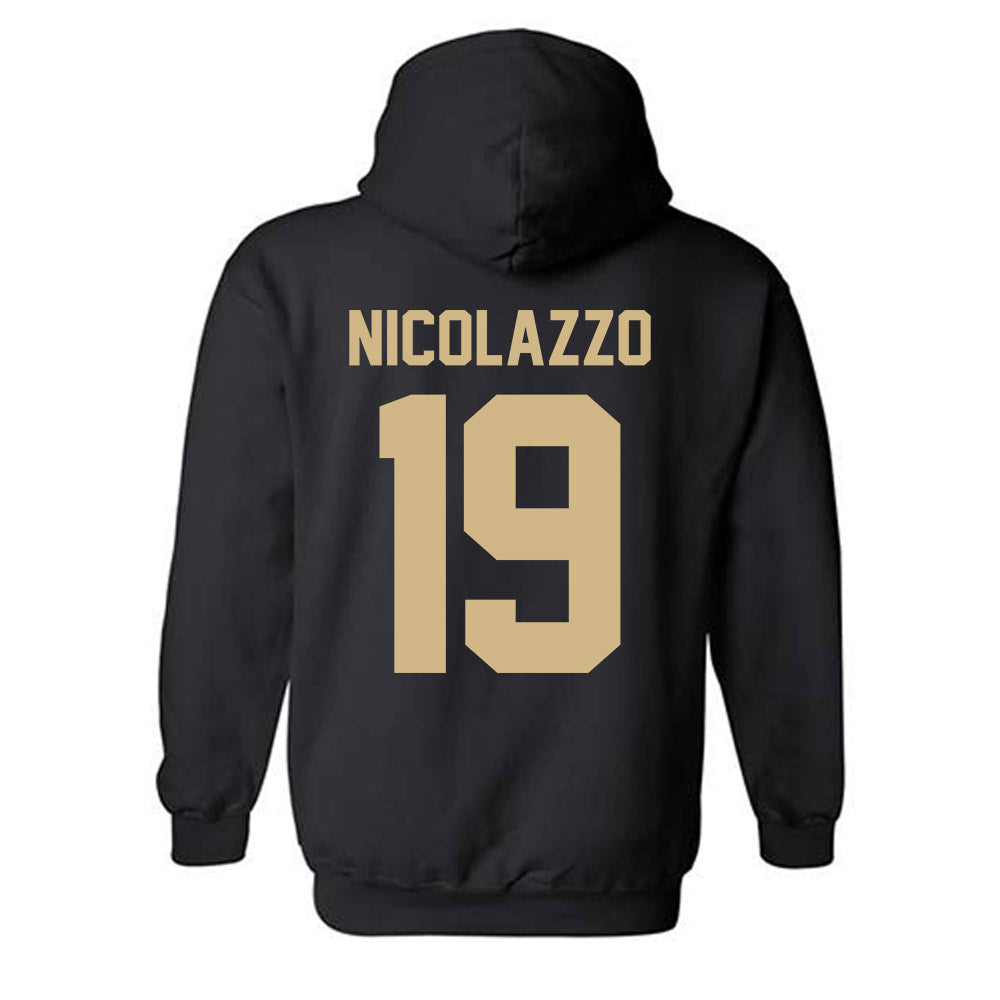Purdue - NCAA Women's Soccer : Chiara Nicolazzo - Classic Shersey Hooded Sweatshirt-3
