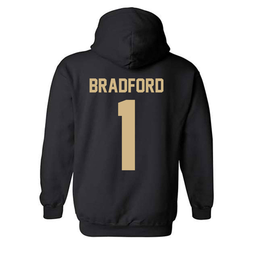 Purdue - NCAA Football : Smiley Bradford - Classic Shersey Hooded Sweatshirt-3