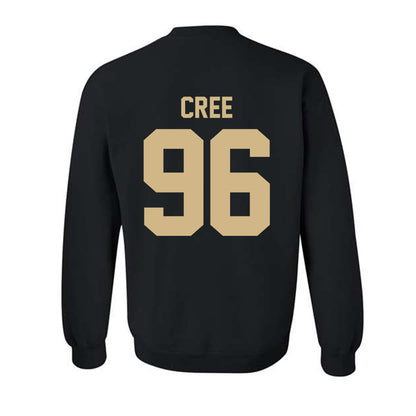 Purdue - NCAA Football : Jordan Cree - Classic Shersey Crewneck Sweatshirt-1