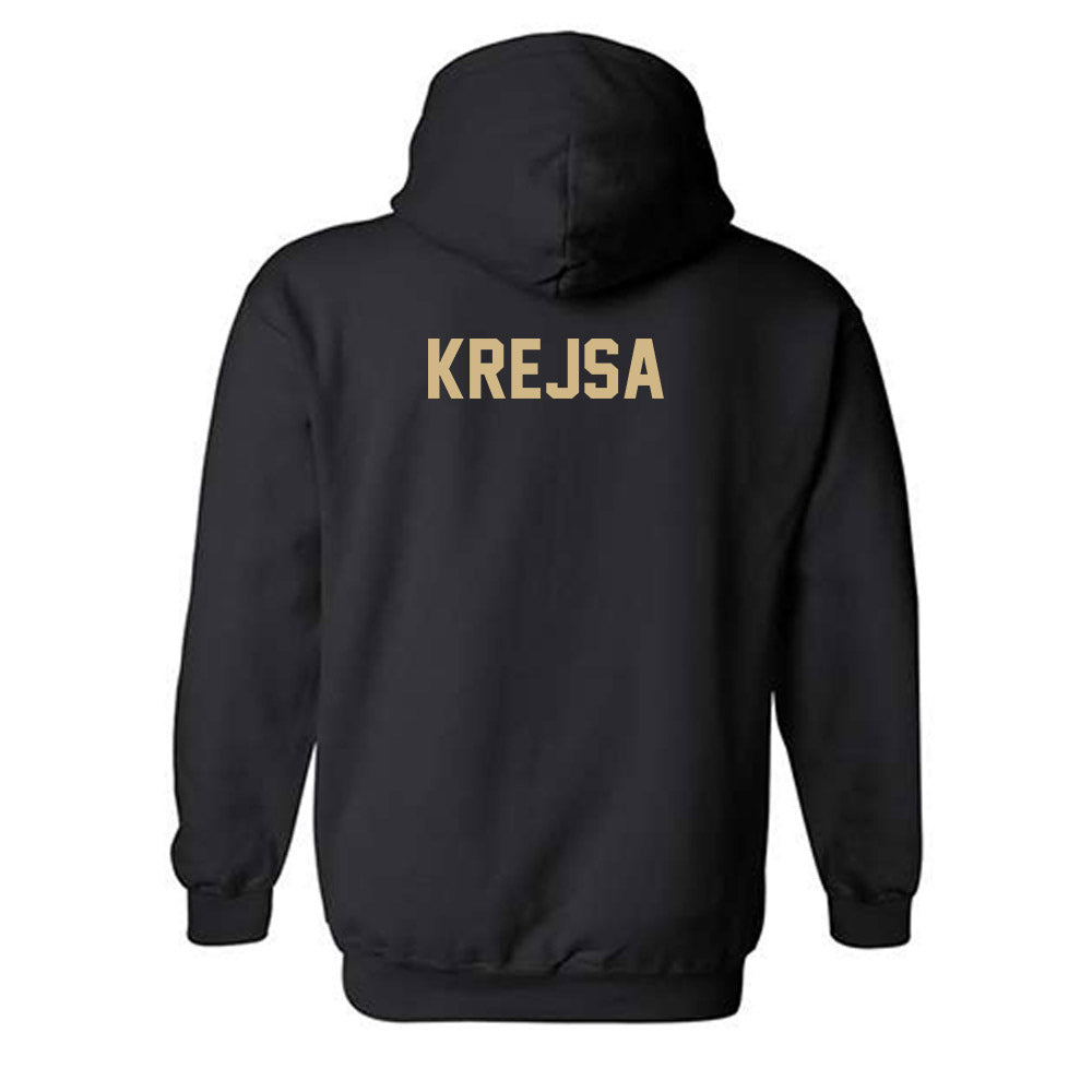 Purdue - NCAA Wrestling : Wyatt Krejsa - Classic Shersey Hooded Sweatshirt-1