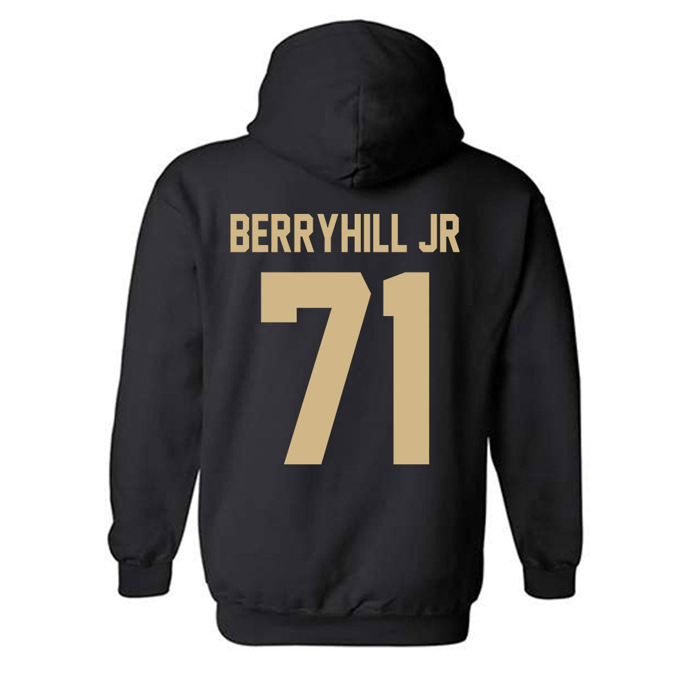 Purdue - NCAA Football : Terrell Berryhill jr - Classic Shersey Hooded Sweatshirt-1