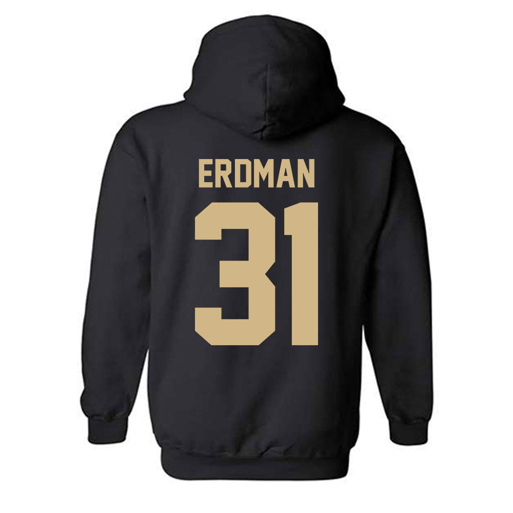Purdue - NCAA Baseball : Zach Erdman - Classic Shersey Hooded Sweatshirt-1