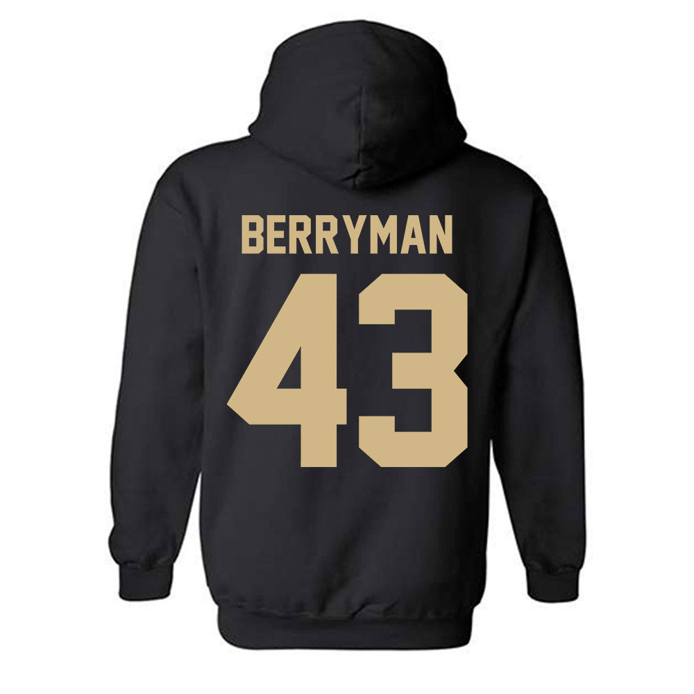 Purdue - NCAA Football : Jackson Berryman - Classic Shersey Hooded Sweatshirt-1