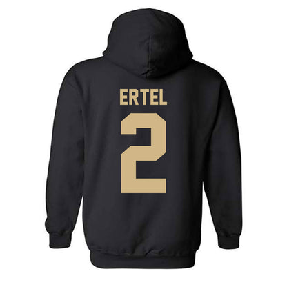 Purdue - NCAA Men's Basketball : Luke Ertel - Classic Shersey Hooded Sweatshirt-3