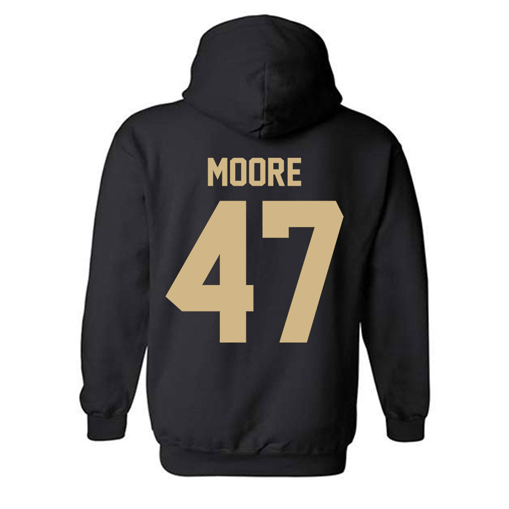 Purdue - NCAA Football : Tre Moore - Classic Shersey Hooded Sweatshirt-3