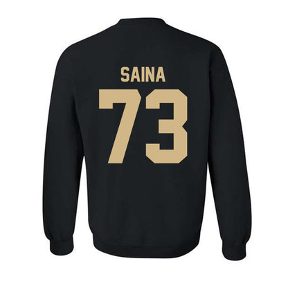 Purdue - NCAA Football : Makai Saina - Classic Shersey Crewneck Sweatshirt-3