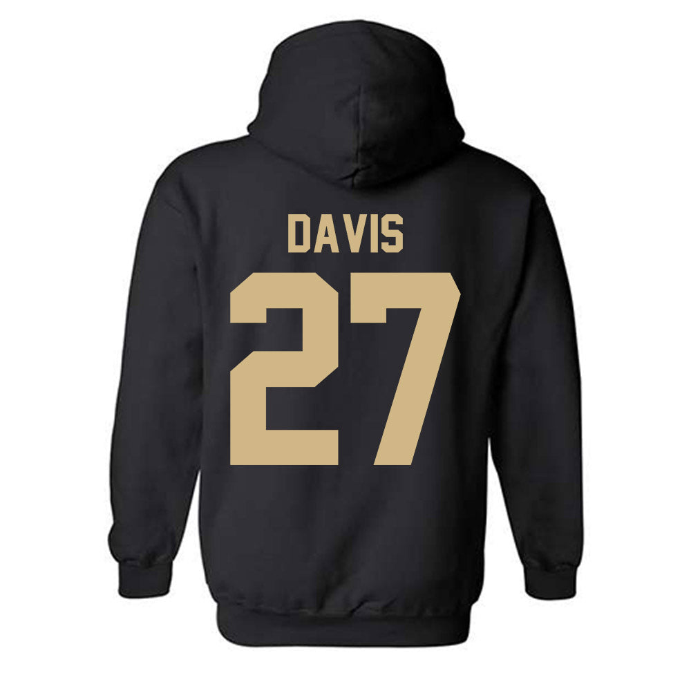Purdue - NCAA Football : Owen Davis - Classic Shersey Hooded Sweatshirt-1