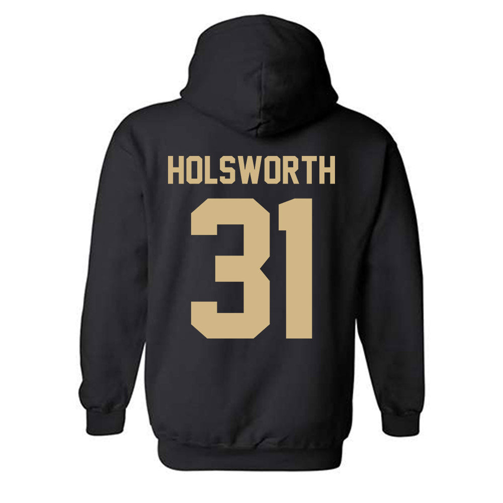 Purdue - NCAA Football : Carter Holsworth - Classic Shersey Hooded Sweatshirt-1