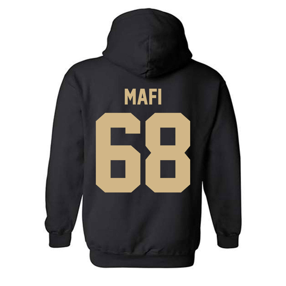 Purdue - NCAA Football : Nuku Mafi - Classic Shersey Hooded Sweatshirt-3