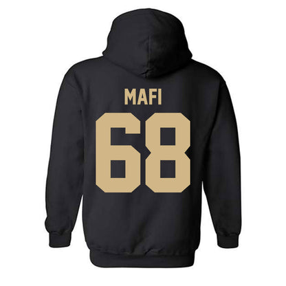 Purdue - NCAA Football : Nuku Mafi - Classic Shersey Hooded Sweatshirt-3