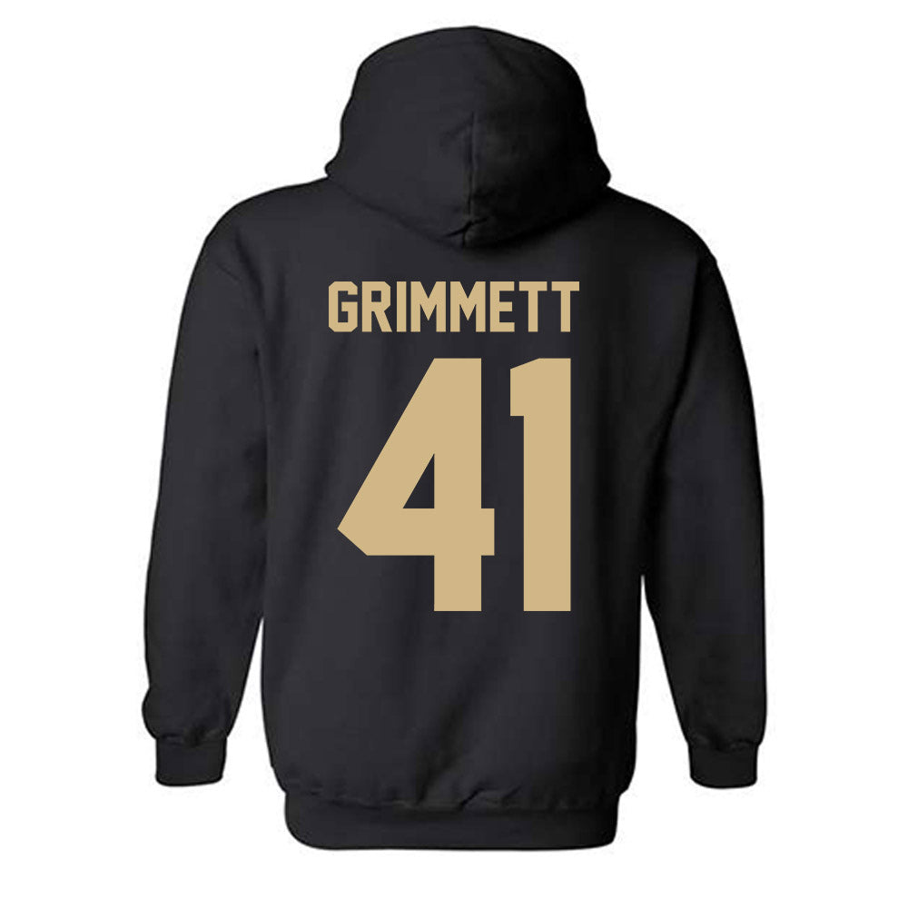 Purdue - NCAA Football : Jon Grimmett - Classic Shersey Hooded Sweatshirt-1