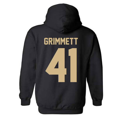 Purdue - NCAA Football : Jon Grimmett - Classic Shersey Hooded Sweatshirt-1