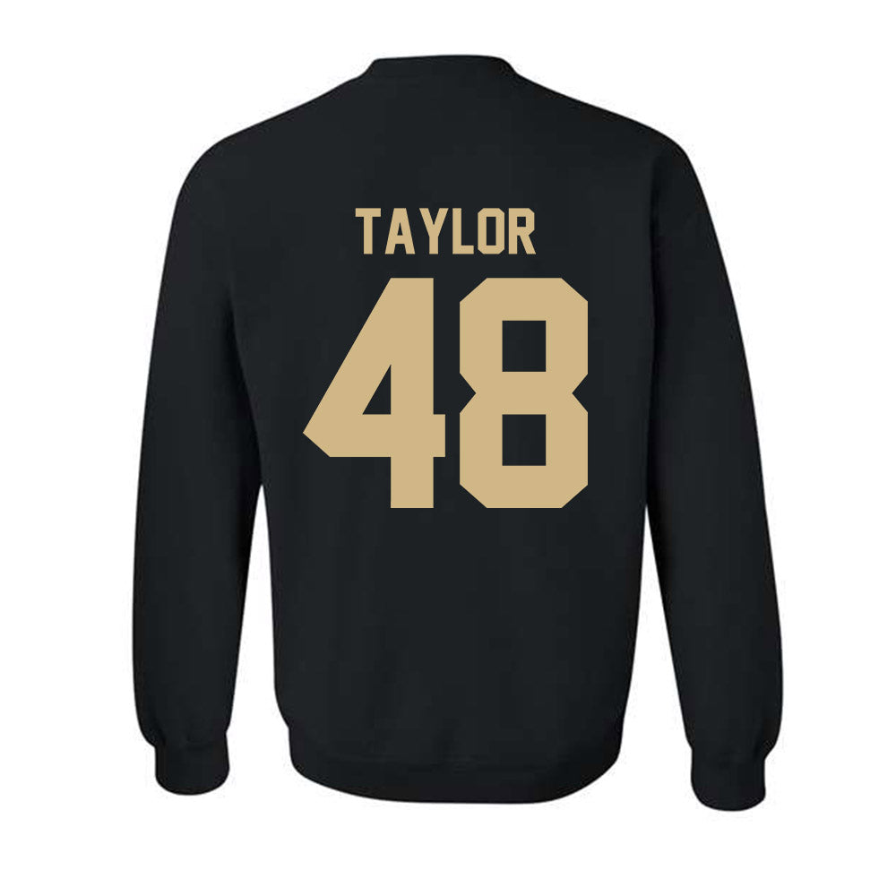 Purdue - NCAA Football : Donivan Taylor - Classic Shersey Crewneck Sweatshirt-1