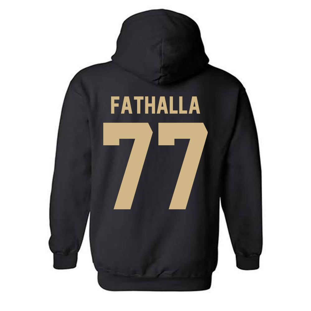 Purdue - NCAA Men's Tennis : Nour Fathalla - Classic Shersey Hooded Sweatshirt-1