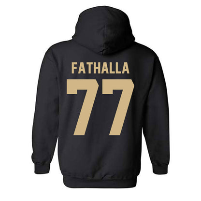 Purdue - NCAA Men's Tennis : Nour Fathalla - Classic Shersey Hooded Sweatshirt-1