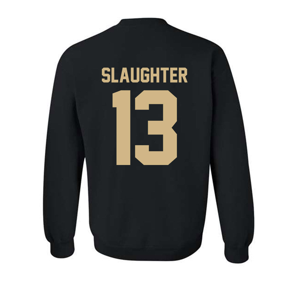 Purdue - NCAA Football : John Slaughter - Classic Shersey Crewneck Sweatshirt-3