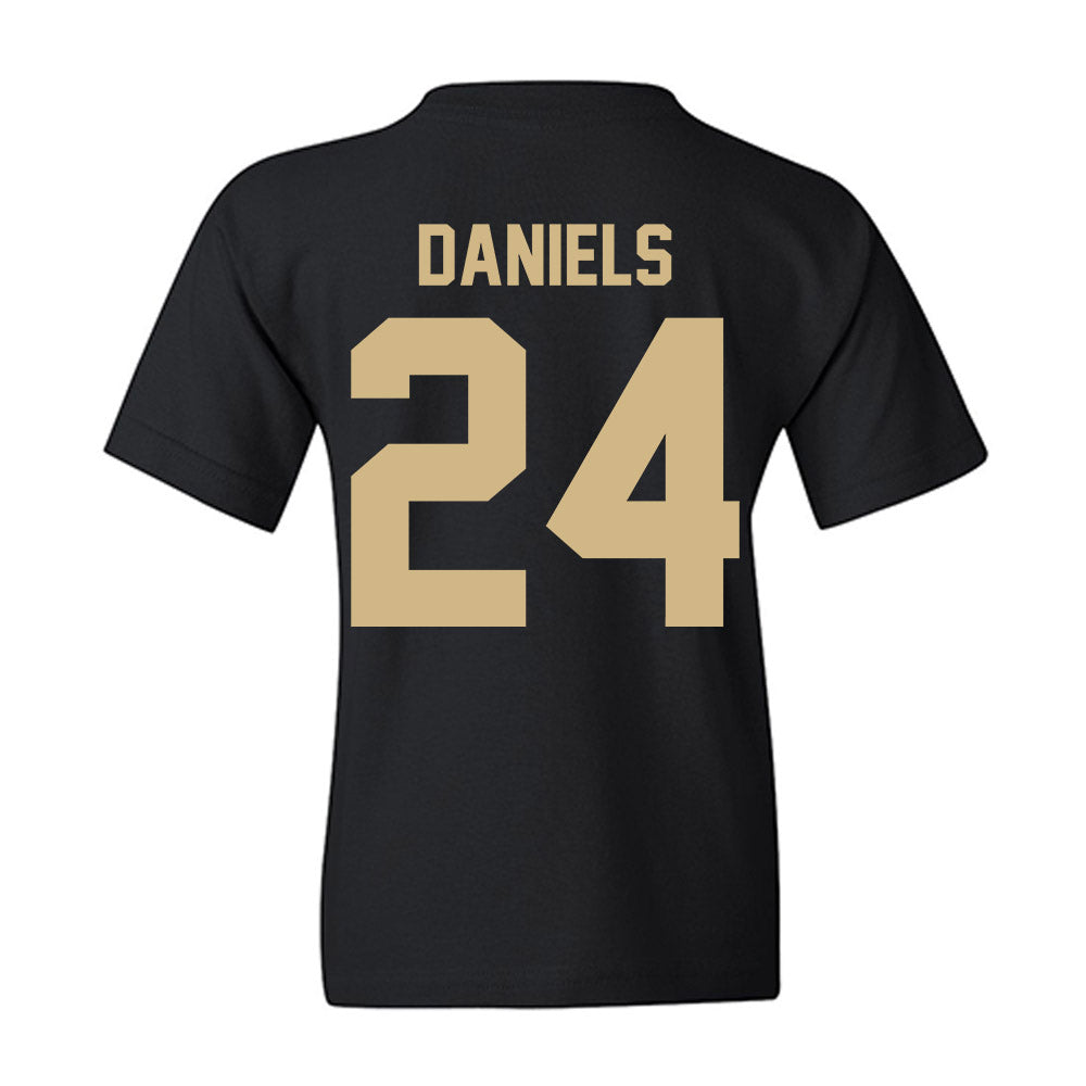 Purdue - NCAA Football : Raderrion Daniels - Classic Shersey Youth T-Shirt-3