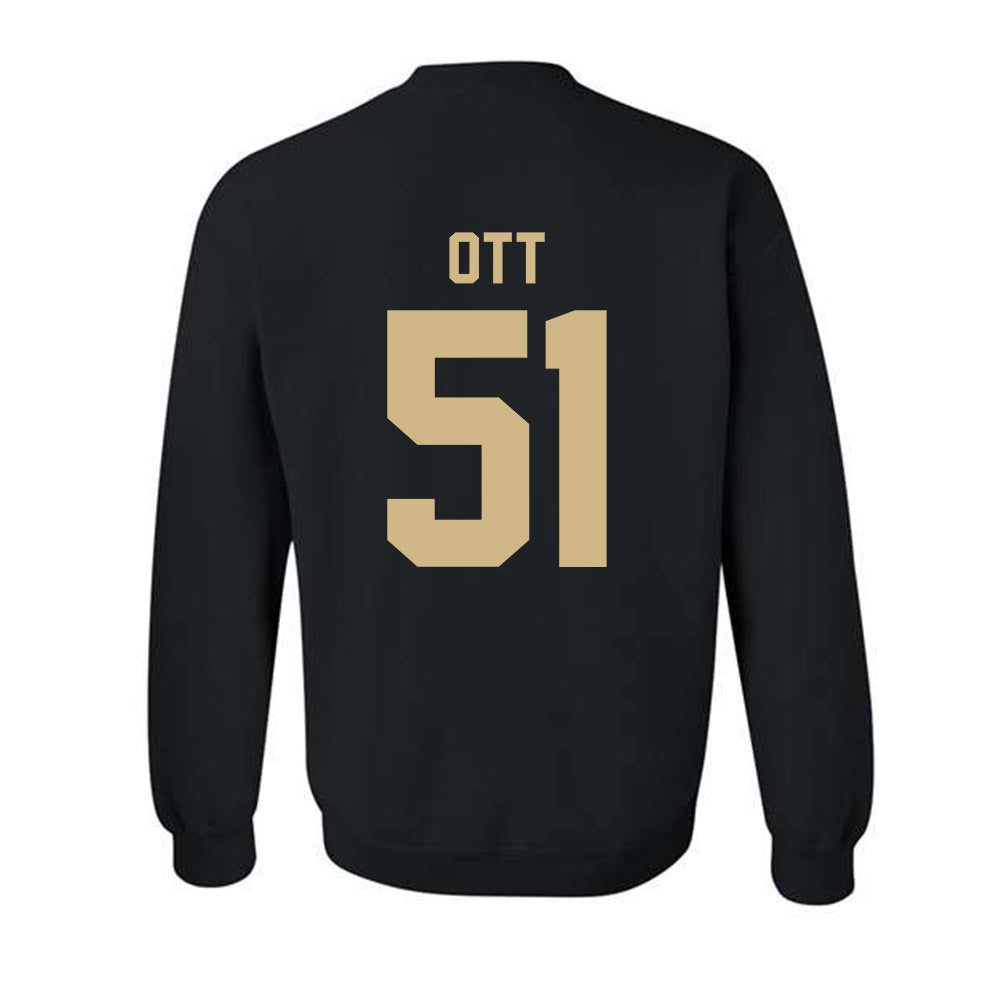 Purdue - NCAA Football : Jaxon Ott - Classic Shersey Crewneck Sweatshirt-1