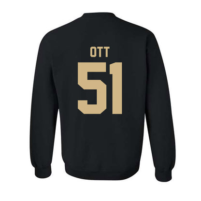 Purdue - NCAA Football : Jaxon Ott - Classic Shersey Crewneck Sweatshirt-1